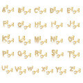 wholesale Metal: 925 Sterling Silver Alibaba International Station Exclusive 26 Letters Shiny Zircon Ear Studs Light Luxury Micro-Inlaid Personality Ear Pin-0-0