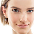 S925 Sterling Silver 1-Carat Moissanite Simple Earrings for Women-0-1