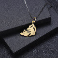 wholesale S925 Silver Designer High-End Gemstone Pendant, Unique Feather Design with Natural Topaz Necklace-0-2