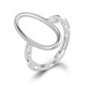 wholesale 925 Silver Ring, Ins-style Versatile Geometric Star Moon Ring for Women, Smooth Surface, European and American Wholesale Jewelry-0-6