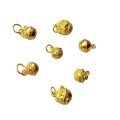 wholesale S925 gold-plated lucky cat bell pendant DIY bracelet necklace accessory handmade cord Dragon Boat Festival charm-0-4