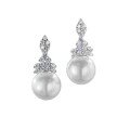 wholesale S925 silver jewelry new 10mm pearl earrings for women, French-style luxurious elegant design, cross-border live streaming-0-4