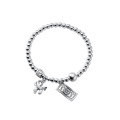 wholesale S925 Sterling Silver Taeyin Silver Bracelet for Women, Japanese and Korean Style Retro Banknote Small Wooden Horse Light Bead Smiling Hand Accessory S4986-0-4