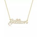 wholesale 18k Gold Plated Silver Inlaid with Moissanite Personalized DIY Letter Name Necklace for Valentine's Day Gift-0-0