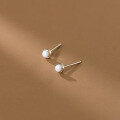 wholesale Sterling Silver Synthetic Opal Earrings Women Small Studs Synthetic Opal Ear Jewelry G9943-0-0