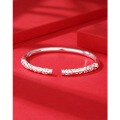 wholesale 999 Sterling Silver Solid Open-ended Bracelet for Men and Women, Golden Cudgel Bangle, Ruyi Jingu Bang-0-3