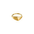 wholesale S925 Silver Minimalist Plain Tail Ring Korean Style Fresh Geometric Edge Jewelry J9566-0-4