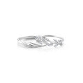 wholesale S925 Sterling Silver Forest-Style Fresh and Minimalist Couple's Ring, Ins Style High-End Feel Open-Ended Ring for 520 Valentine's Day Gift for Girlfriend-0-4