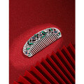wholesale S999 Pure Silver Vintage Handmade Enamel Comb, Silver Comb, Solid Silver Health Scraping Gift for Elders and Girlfriends-0-2