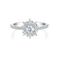 wholesale 925 Silver Foreign Trade Bestseller Sunflower Ring for Women, Small and Niche, High-End Sense, Women's Ring, Wedding Ring, Star Flower Ring, Ins Style-0-0