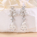 wholesale 925 Sterling Silver 3ct 7*11 Teardrop Moissanite Earrings for Women, Extra Sparkly Long Drop Earrings-0-0