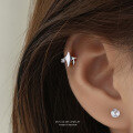 wholesale 925 Sterling Silver Single Star Ear Clips For Women-0-1