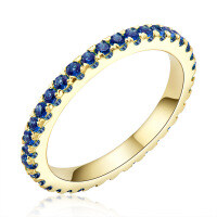 S925 Sterling Silver Rectangular Bevel-Cut Zircon Ring, Fashionable Luxury-Style K [Clearance Sale with Free Shipping]  US Size 4