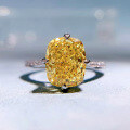 wholesale S925 silver jewelry new 8*10 high carbon diamond ice-cut fashionable minimalist ring-0-0