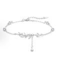 wholesale S925 Sterling Silver Minimalist Wheat Ear Tassel Bracelet for Women, Simple and Elegant, Niche and Exquisite, Symbolizing "Peace Every Year" Hand Accessory-0-4