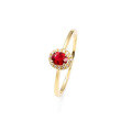 wholesale 18K Gold Natural Pigeon Blood Red Ruby Ring for Women, Vintage and Luxurious Elegance, Colored Sapphire, Versatile and Unique-0-1