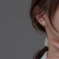wholesale S925 Sterling Silver Nalan Pearl Series French Small Hook Ear Studs Minimalist Summer Ear Cartilage Piercing for Women M01902-0-1