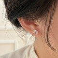 wholesale S925 Sterling Silver Eight Hearts and Eight Arrows Zircon Geometric Stud Earrings, Women's New Korean-Style Minimalist Trendy Elegant Earrings-0-2
