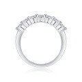 wholesale 925 silver non-fading stackable ring with moissanite for women, small and unique design, luxurious and high-end feel, worn on the index finger-0-4