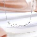 wholesale S925 Sterling Silver Necklace for Women, Trendy Hot-Selling Accessory, Minimalist Niche Design Necklace-0-2