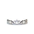 wholesale S925 Sterling Silver Crown Ring for Women, Stackable and Versatile with Zircon, Factory Direct-0-4