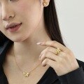 wholesale S925 Sterling Silver INS Style Butterfly Earrings Necklace Ring Set for Women, Premium Minimalist Delicate Jewelry-0-3