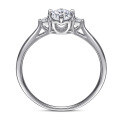 wholesale 925 Sterling Silver Amazon Best-Seller Creative Hot-Selling Foreign Trade Jewelry Index Finger Ring for Women, Diamond-Inlaid Fashion Wedding Ring-0-2