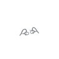 wholesale S925 Sterling Silver Minimalist Hollow-Out Large Heart Stud Earrings, Versatile and Elegant Ear Accessories, Valentine's Day Gift for Girlfriend-0-4