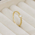 wholesale 9K Gold Lace-style Hollow-out Blue Moonstone Ring for Women, New Elegant Goddess Piece-0-3