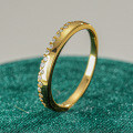 S925 Sterling Silver Inside-Outside Arc Moissanite Ring for Women Wholesale-0-1