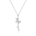 925 Sterling Silver Small Wooden Horse Necklace, 2025 New Women's Summer Pendant-0-12