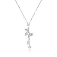 925 Sterling Silver Small Wooden Horse Necklace, 2025 New Women's Summer Pendant-S925 Sterling Silver YD2-0155B 925 Silver