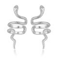 wholesale S925 Sterling Silver Snake-shaped Ear Cuff Fashion Minimalist Style Personality Trend Creative No Piercing Non-pierced Ear Clip Accessory-0-4