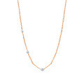 S925 Silver Super Sparkling Tilted Teardrop Moissanite Necklace-0-6