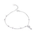 wholesale 925 Sterling Silver Butterfly Ballpoint Ankle Chain, Niche Design Ankle Jewelry, Temperament Korean Version Ins Style Chain for Cross-Border-0-4