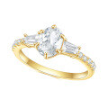 wholesale 14k gold-plated S925 sterling silver inlaid with 5A zircon gemstone ring, fashionable classic personality-0-0