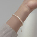 wholesale S925 silver pearl series bracelet, national trend retro sweet adjustable women's wrist accessory S5368-0-3