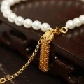 wholesale Antique silver handmade engraved tassel pendant DIY bracelet cord charm S925 sterling silver gold-plated tassel cap-0-3