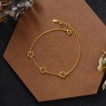 wholesale S925 sterling silver full-body lightweight floral bracelet for women, elegant bangle with a high-end and unique design, perfect as a gift for girlfriend-0-1