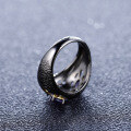 wholesale S925 silver Italian designer ring with vintage style and high-end feel, featuring natural amethyst-0-2