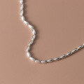 wholesale S925 Sterling Silver Small Fresh Beaded Ballpoint Bracelet with Minimalist Design and Unique Olive Grain Chain S7265-0-4
