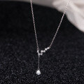 wholesale S925 Sterling Silver Maker's Big Dipper Necklace, Small Batch Design with Delicate Tassels, Fashionable and Versatile Collarbone Chain-0-0