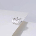 wholesale Sterling Silver Set-style Clip-on Earrings for Non-Pierced Ears, Minimalist French Retro Ear Cuff Earrings-0-0
