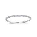 wholesale S925 silver plated with 18k gold GRF same style Mobius ring eternity bracelet fully paved with moissanite for women-0-4