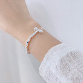 wholesale Sterling Silver A Few Taels of Broken Silver Bell Bracelet for Women, Small and Chic Design, High-End Summer Trend, Luxury Gift for Best Friend, Broken Silver Bead Bracelet-0-3