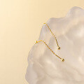 wholesale S925 Sterling Silver Japanese and Korean Light Bead Ear Thread for Women, Elegant and Sweet Fresh Long Chain Ear Accessories G9876-0-2