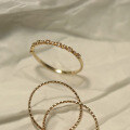 wholesale S925 sterling silver elegant stackable delicate band ring, luxurious and vintage-inspired pinky ring-0-3