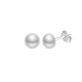 wholesale S925 Sterling Silver Cloud-Pull Earrings with 3-6mm Freshwater Pearls, Simple Design, Korean Style Factory Direct-0-13