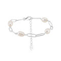 wholesale S925 sterling silver GPB collection French Baroque natural freshwater pearl women's high-end bracelet wholesale-0-57