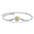 S925 Sterling Silver Moissanite Bubble Bead Bracelet for Women-0-7